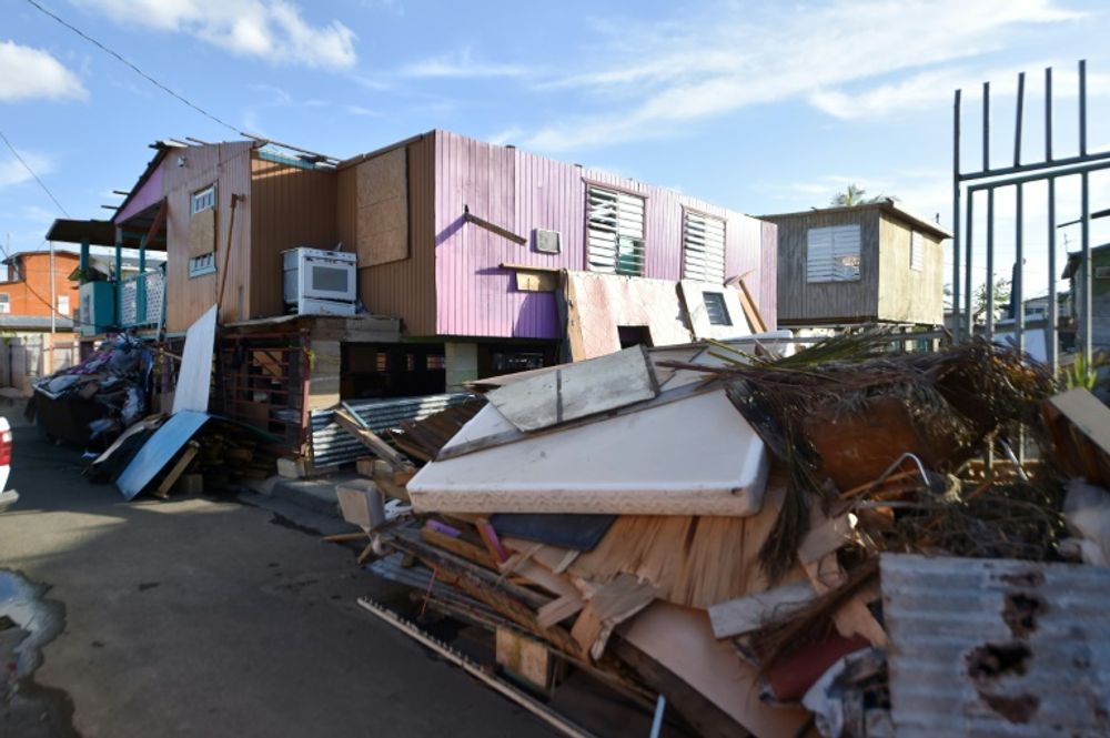 Image d'illustration / Une maison détruite par l'ouragan Maria lors de son passage sur Porto Rico en septembre 2017