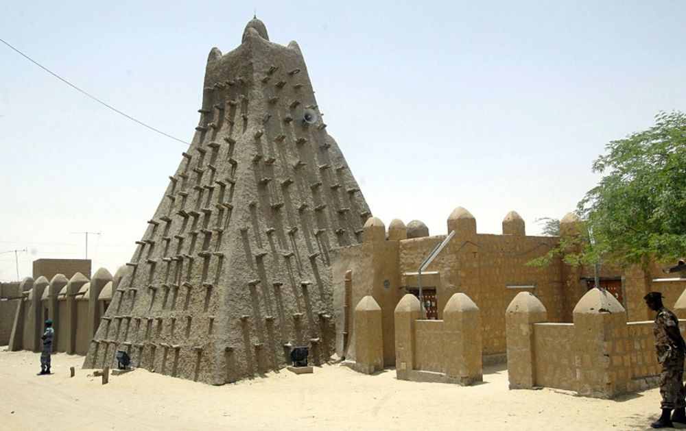 La mosquée de Tombouctou, le 2 mai 2010 au Mali