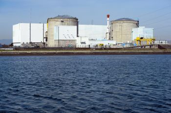 La centrale nucléaire de Fessenheim (est de la France), située près des frontières allemande et suisse, le 18 mars 2014 