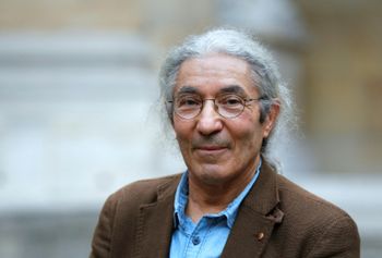 L'écrivain algérien Boualem Sansal, auteur de "2084" le 29 octobre 2015 à Paris