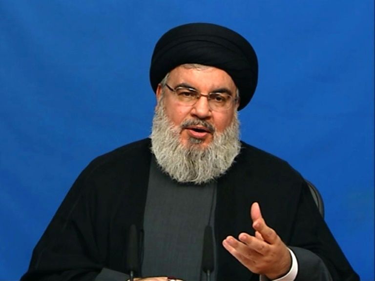 I24NEWS - Hezbollah's Nasrallah: Israel Is 'scared' For War