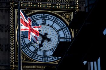 A Union flag flies near the Houses of Parliament in London.
Parliament is to vote Wednesday on holding a snap election in June, as Prime Minister Theresa May seeks to make strong gains against the opposition ahead of gruelling Brexit negotiations