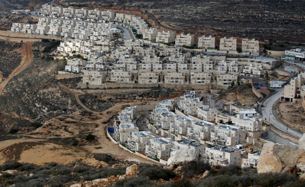 L'implantation de Givat Ze'ev, près de la ville palestinienne de Ramallah, en Judée-Samarie