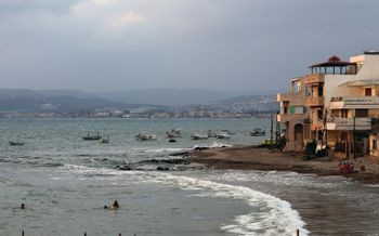 Vue sur la ville de Tartous, en Syrie qui va héberger une base navale russe permanente, le 5 juillet 2014 