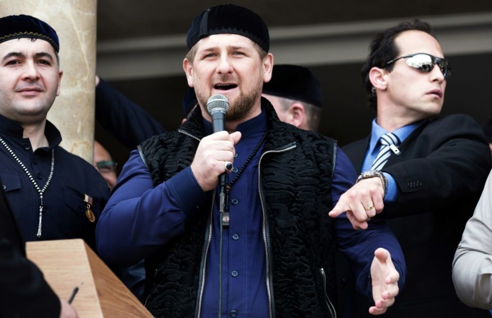 Chechen leader Ramzan Kadyrov in Grozny in Russia's Chechnya region in March 2014.