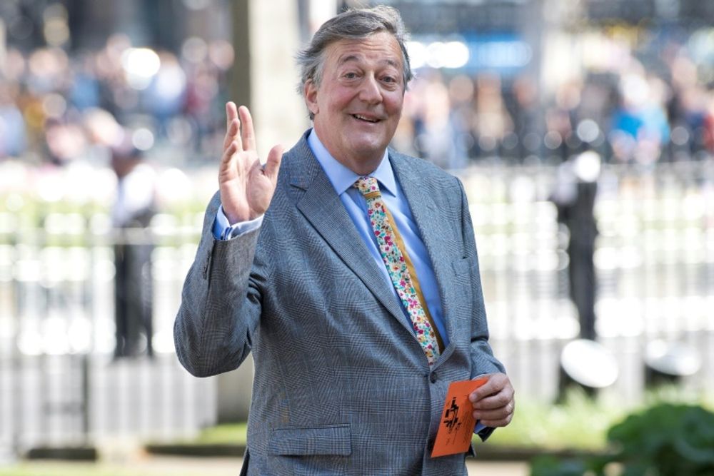 British actor and presenter Stephen Fry is one of Britain's most prominent public intellectuals