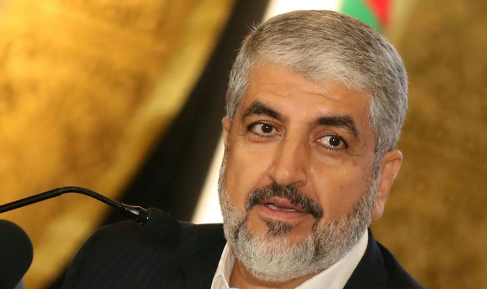 Le chef du Hamas Khaled Mechaal, le 1er mai 2017 à Doha