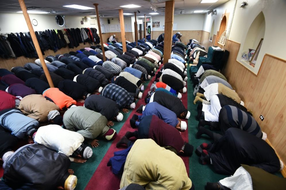 Illustration - Des musulmans de la ville d'Hamtramck, dans le Michigan, aux Etats-Unis