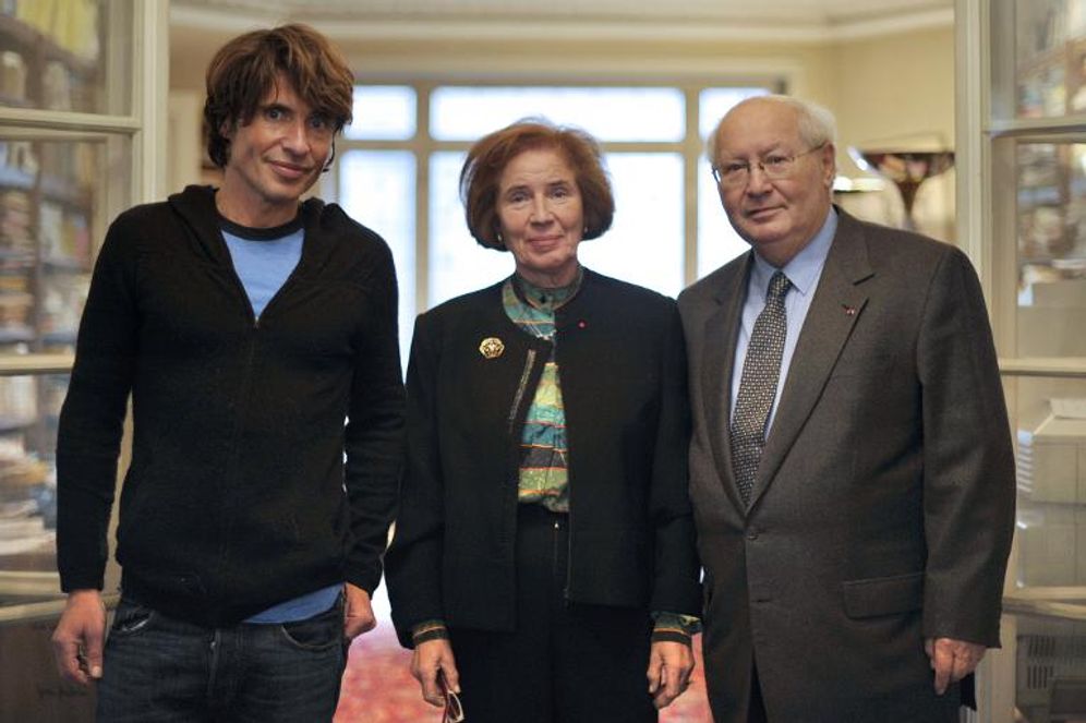 Archive - Serge et Beate Klarsfeld et leur fils Arno