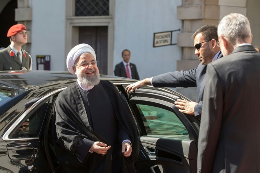 FILE - Hassan Rouhani was one of the main Iranian architects of the Vienna accord, making it the cornerstone of his policy of opening to the West.