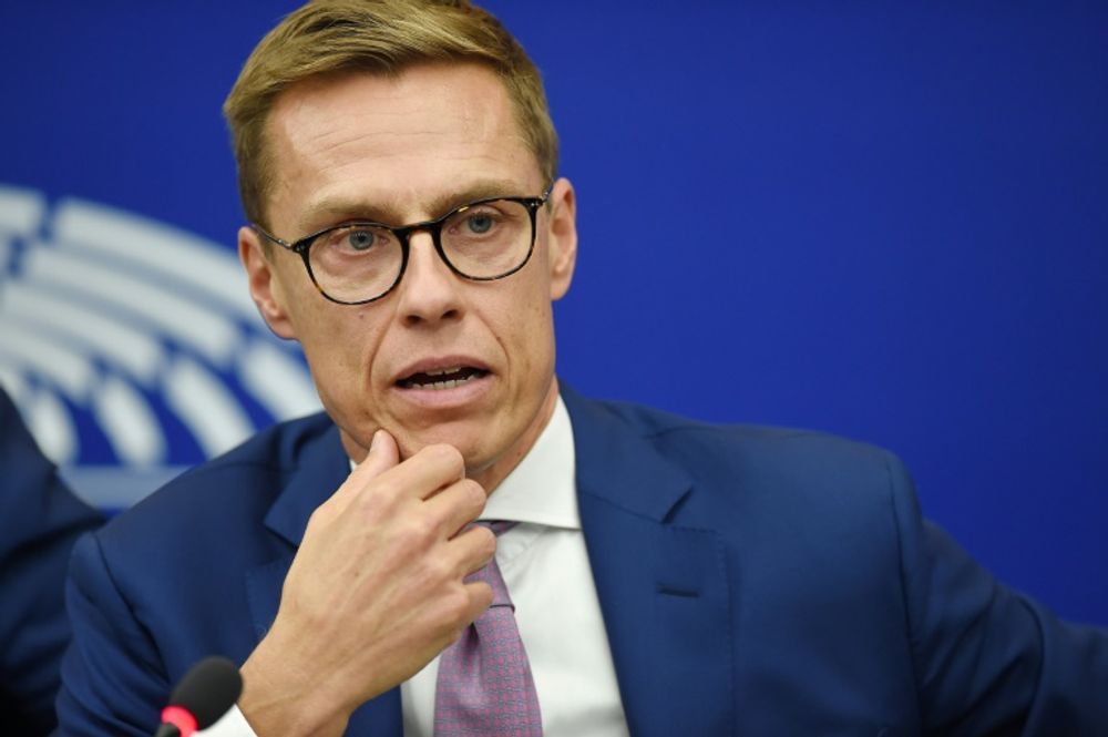 Le Finlandais Alexander Stubb à Strasbourg, le 2 octobre 2018