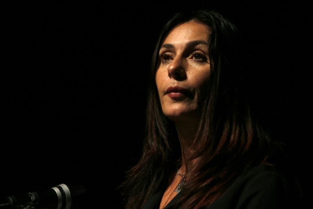 Israeli Culture Minister Miri Regev, shown here on November 10, 2016, has welcomed the failure of her country's controversial candidate for the Oscars to win a nomination, having called the film "Foxtrot" an insult to the military