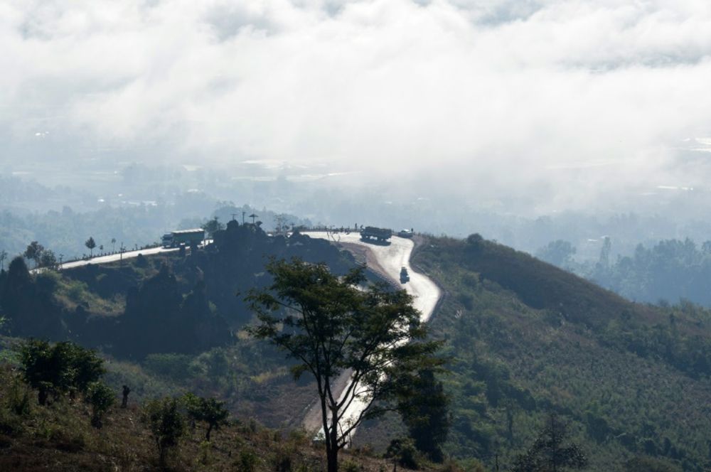 The mountain roads of Shan State in Myanmar teem with trucks heading for China