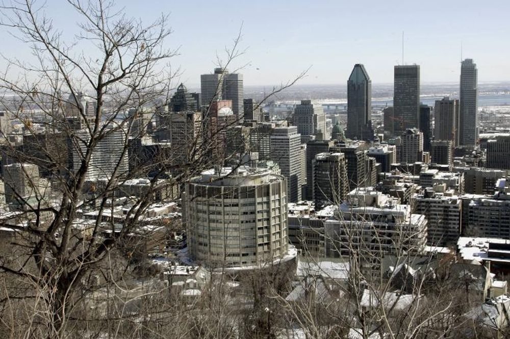 Une vue de Montréal au Canada