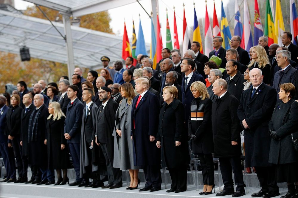 World Leaders Mark WWI Centenary In Somber Paris Ceremony - i24NEWS