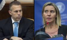Vif échange entre un ministre israélien et la cheffe de la diplomatie de l'UE