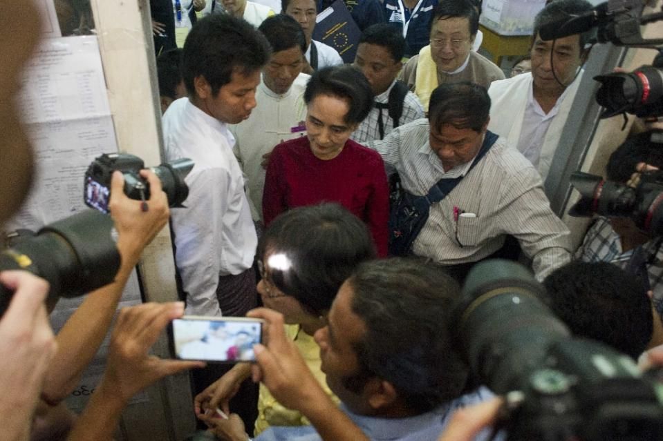 Suu Kyi Party Chalks Up Wins In First Myanmar Poll Results ...