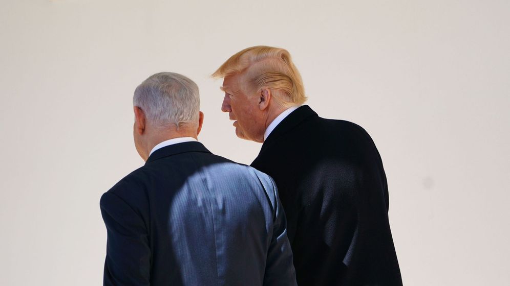 Mandel Ngan/AFP/Getty Images Illustration - Donald Trump et Benyamin Netanyahou