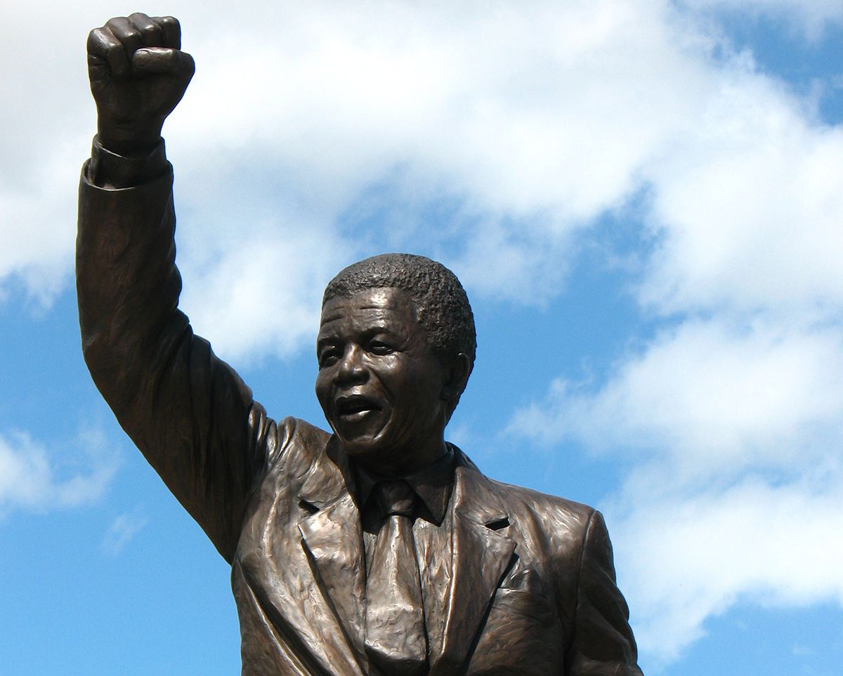 Life Size Statue of Nelson Mandela