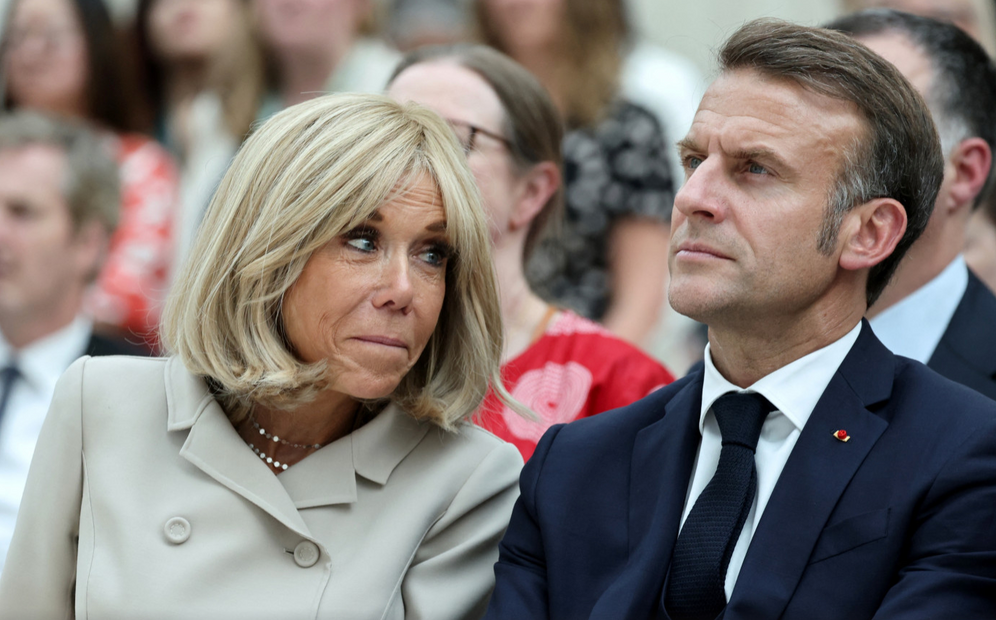 Brigitte et Emmanuel Macron