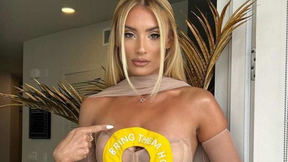 Montana Tucker at the Grammy award ceremony in Los Angelse