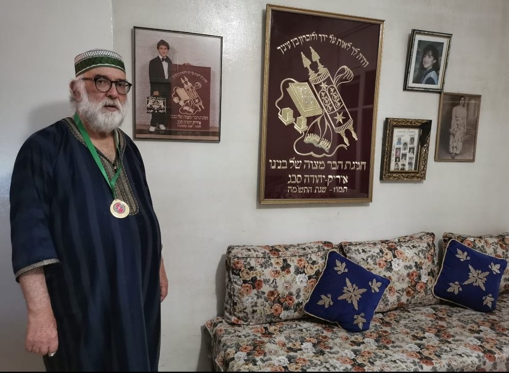 Le rabbin de Fès au Maroc, Abraham Sabbagh