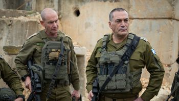 הרמטכ"ל אייל זמיר ואלוף פיקוד צפון רפי מילוא, בהערכת מצב בגבול הצפון, 02.03.26