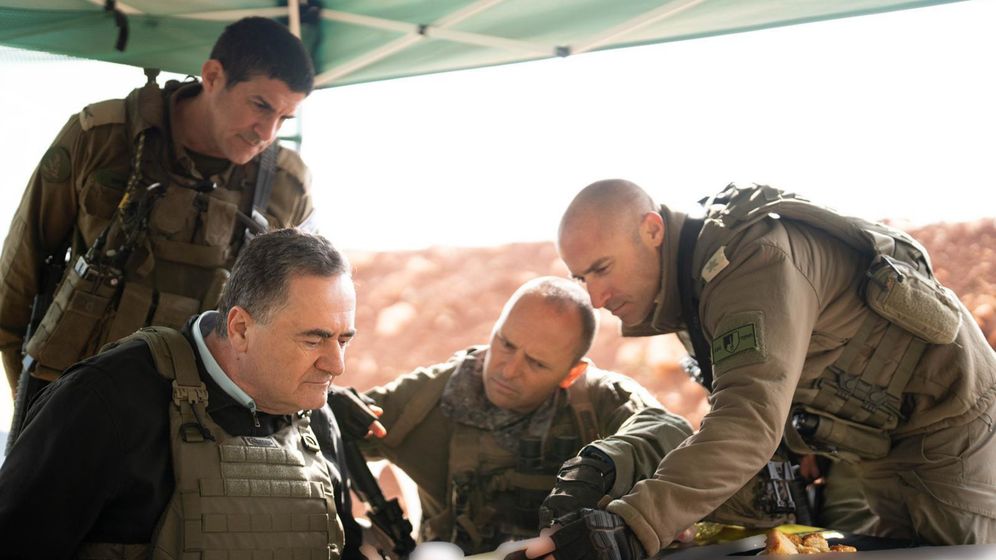 Ariel Hermoni/ Ministry of Defense Defense Minister Israel Katz in Lebanon