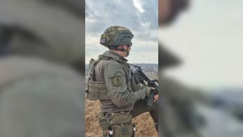 תיעוד החייל שלבש תג עם סמל חבל התלייה