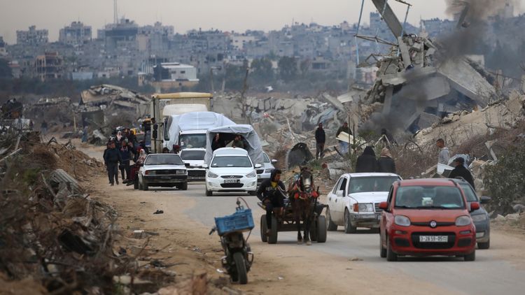 Netzarim Corridor in the central Gaza Strip, seen after IDF's withdrawal