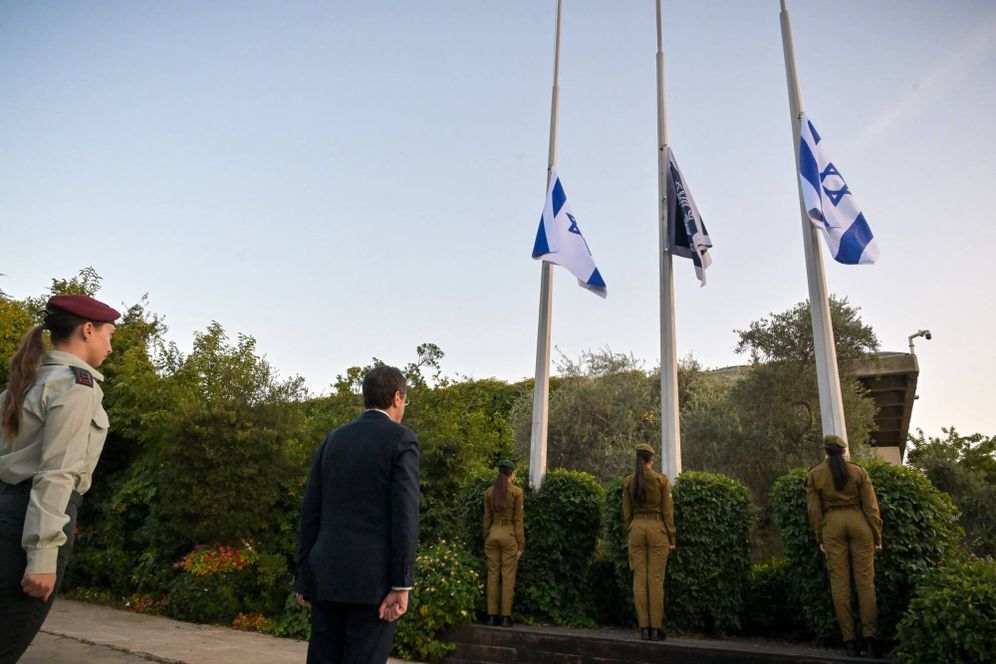Spokesperson of the Office of the President President Herzog lowers flag to half-mast for October 7th memorial day