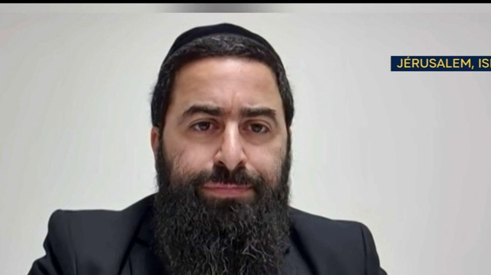 Screenshot/ i24NEWS Rabbin David Toledano