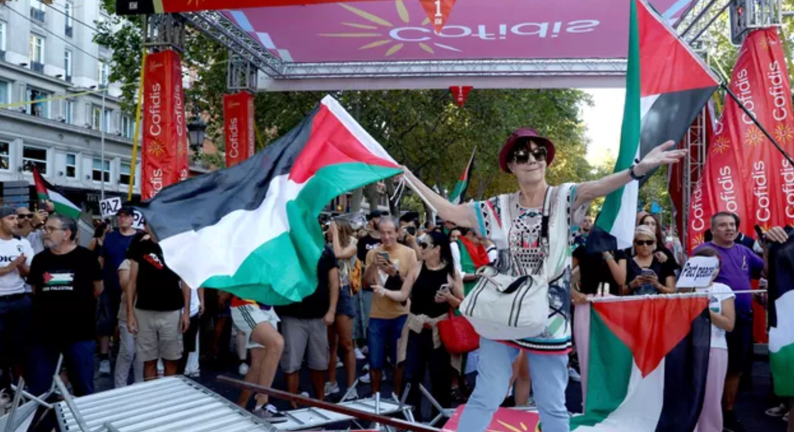 Tour d’Espagne : la dernière étape stoppée à Madrid par des manifestations propalestiniennes