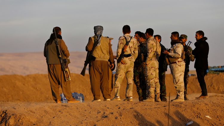 Illustration - Combattants kurdes en Irak