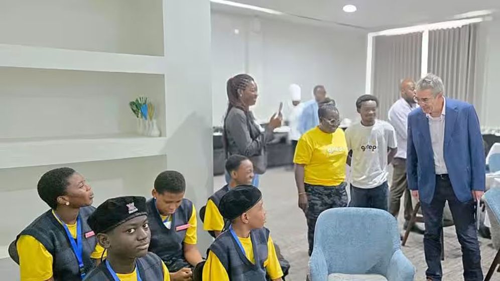 L'ambassadeur d'Israël au Ghana, Roey Gilad, lors du Edtech 2025 à Accra, Ghana, le 22.07.2025