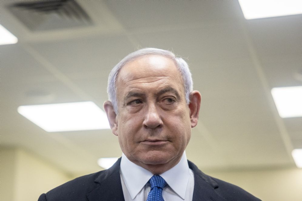 Israeli Opposition Head Benjamin Netanyahu in Jerusalem, on July 21, 2022.