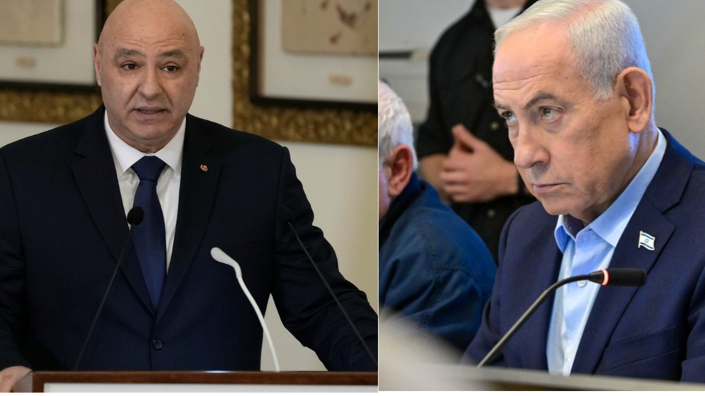 AP Photo/Bilal Hussein and Kobi Gideon/GPO Lebanese President Joseph Aoun (left) and Israeli Prime Minister Benjamin Netanyahu (right)
