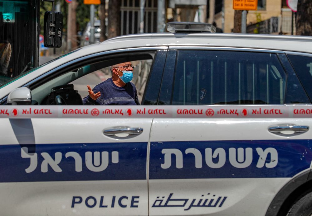 Illustration - Voiture de la police israélienne