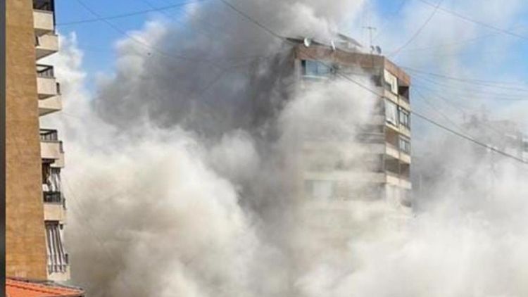 IDF attacks in Beirut today