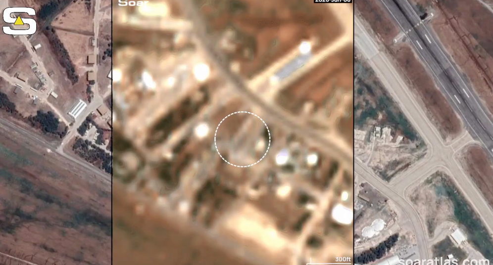 @SoarAtlas/X Satellite imagery potentially showing damage to Israel's Ramat David Airbase after June 7, 2026 Iran attack