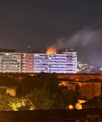 Russian dron hits high-rise in Romania's Galați, injuring two residents