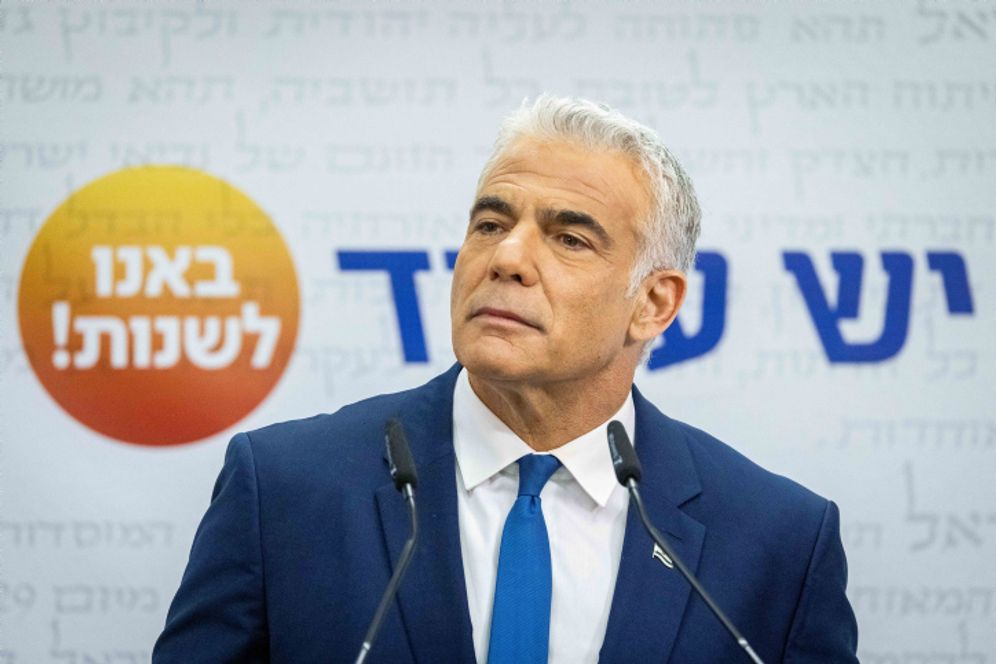 Le ministre israélien des Affaires étrangères Yaïr Lapid