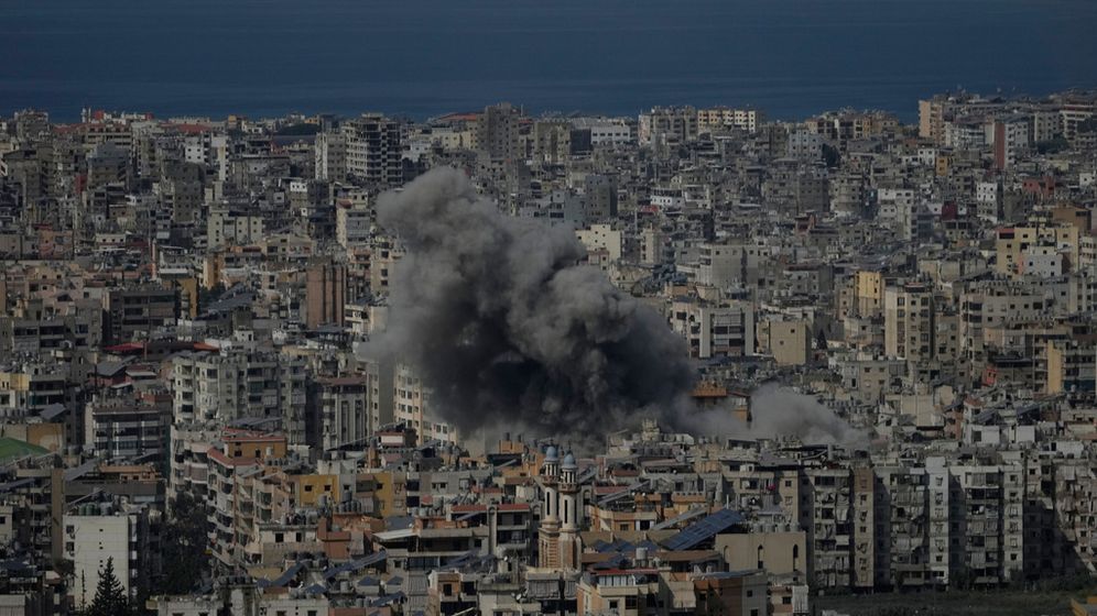 Israeli strikes against Hezbollah infrastructure in the Dahiyeh district of Beirut, March 6, 2026