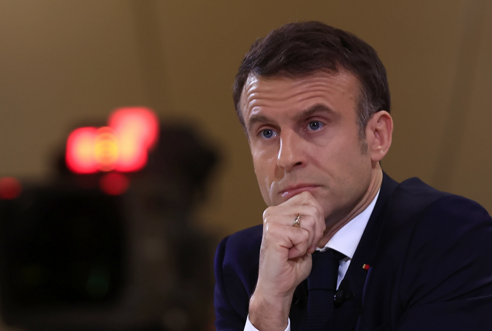 Le président français Emmanuel Macron
