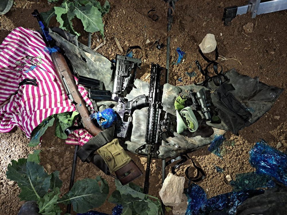 Weapons and munitions seized in a massive Shin Bet operation, in collaboration with the Israel Police and IDF