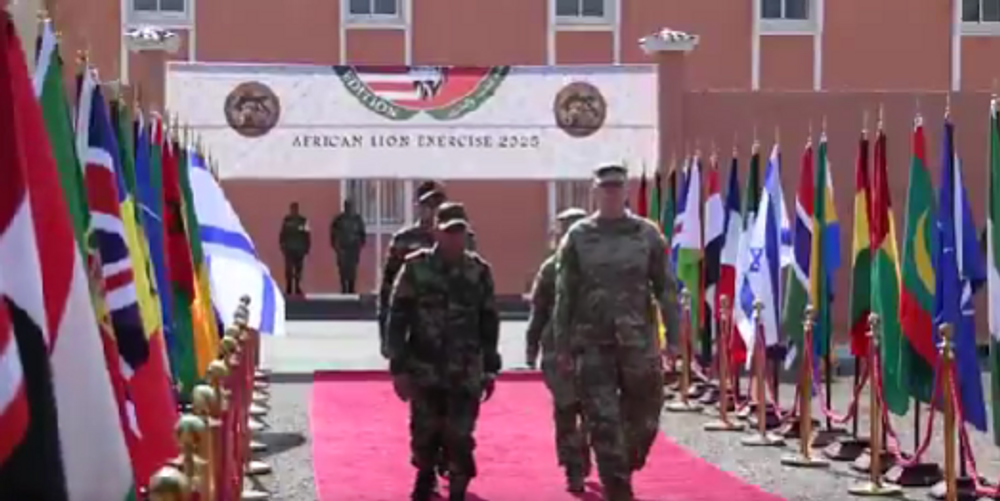 Inauguration de l'exercice militaire "African Lion" au Maroc