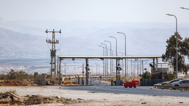 Le poste-frontière Allenby entre Israël et la Jordanie
