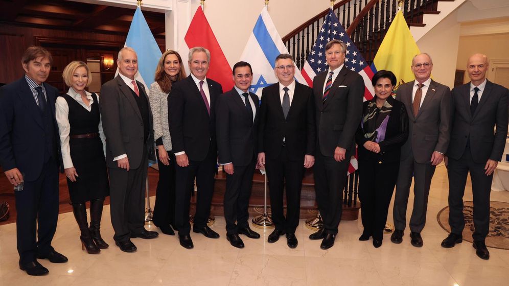 Réunion Israël, États-Unis, Amérique latine à l'ambassade israélienne à Washington