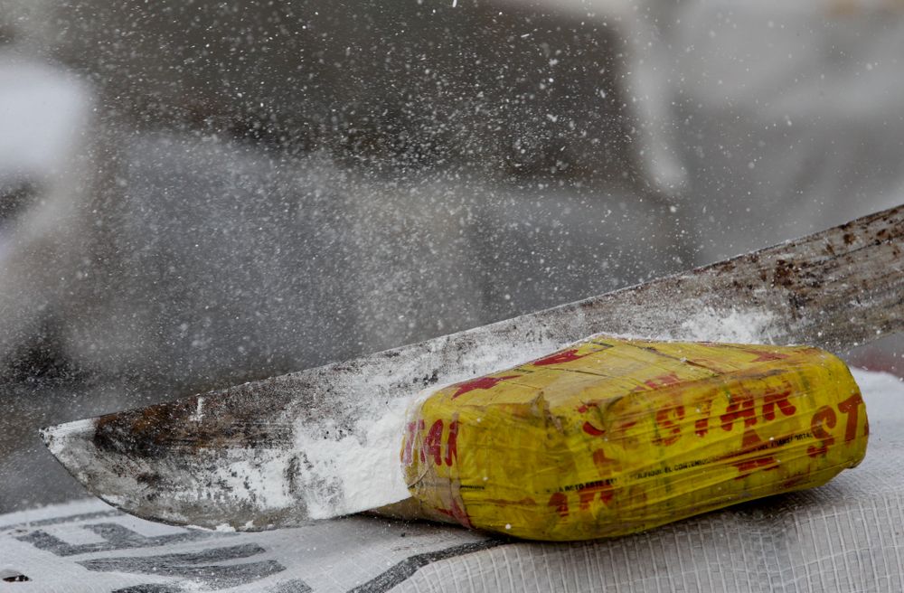Illustration - Un paquet de cocaïne à la périphérie de Panama City, le 5 décembre 2014