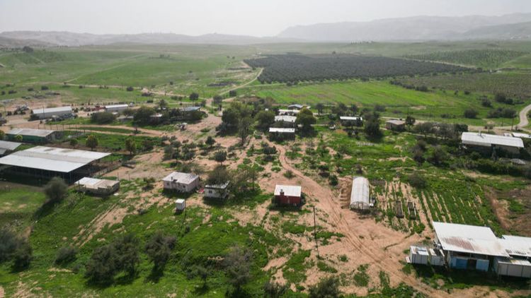 La ferme de Einot Kedem dans le moshav Yitav, dans le sud de la vallée du Jourdain